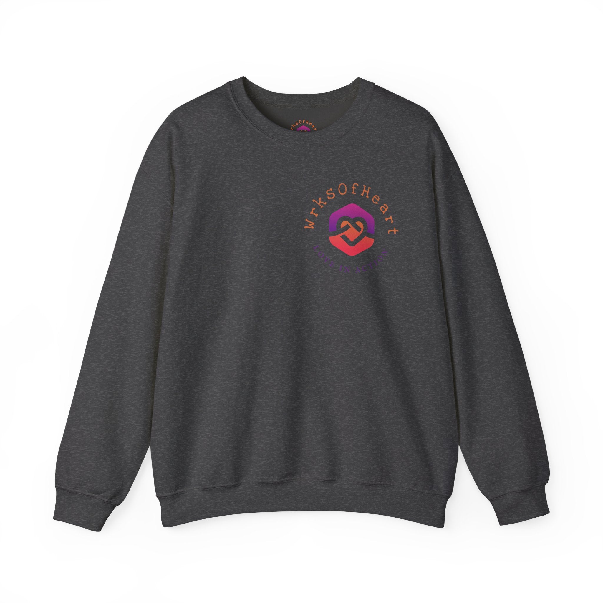 Heart of Unity Crewneck Sweatshirt - Cozy Unisex Apparel for Love and Connection