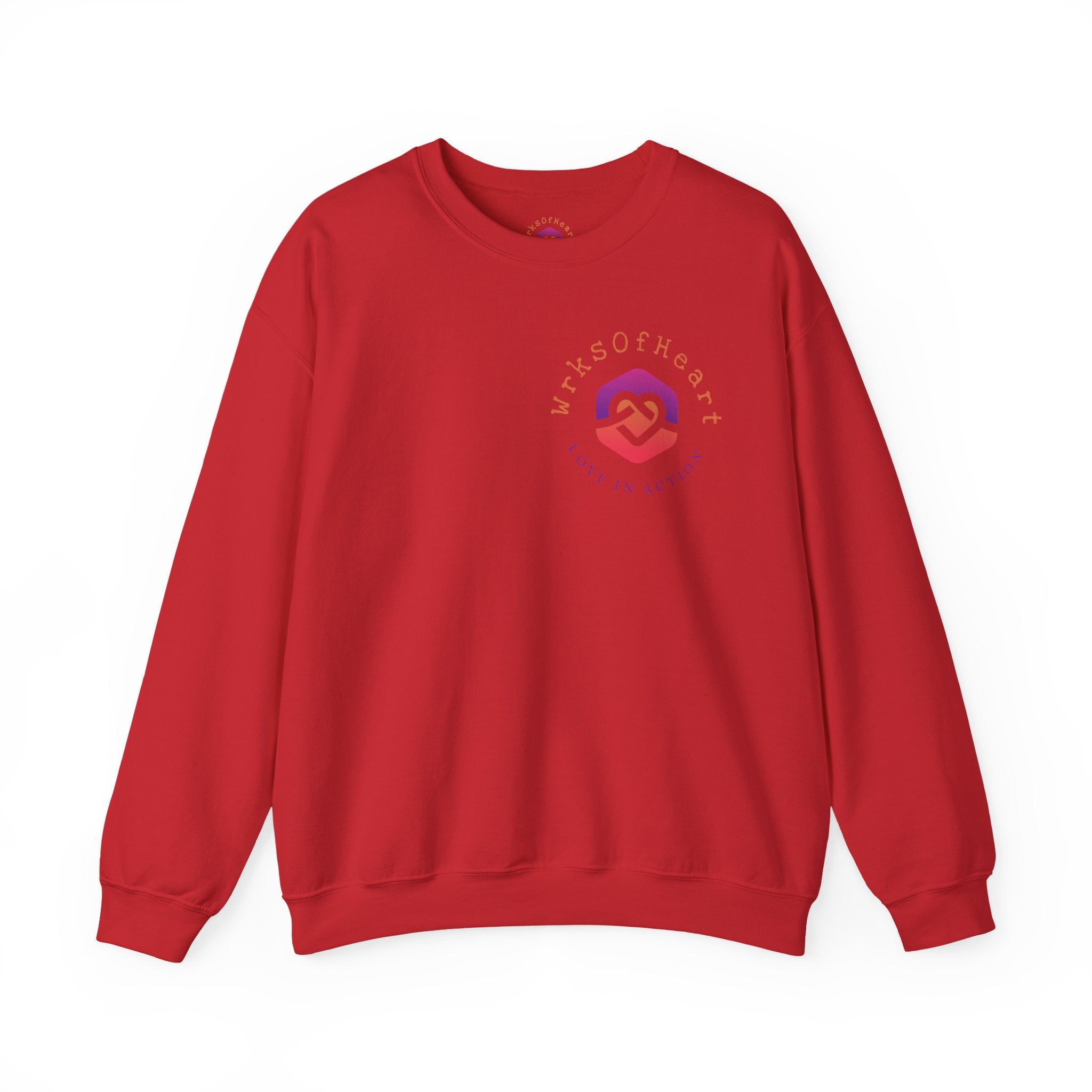 Heart of Unity Crewneck Sweatshirt - Cozy Unisex Apparel for Love and Connection