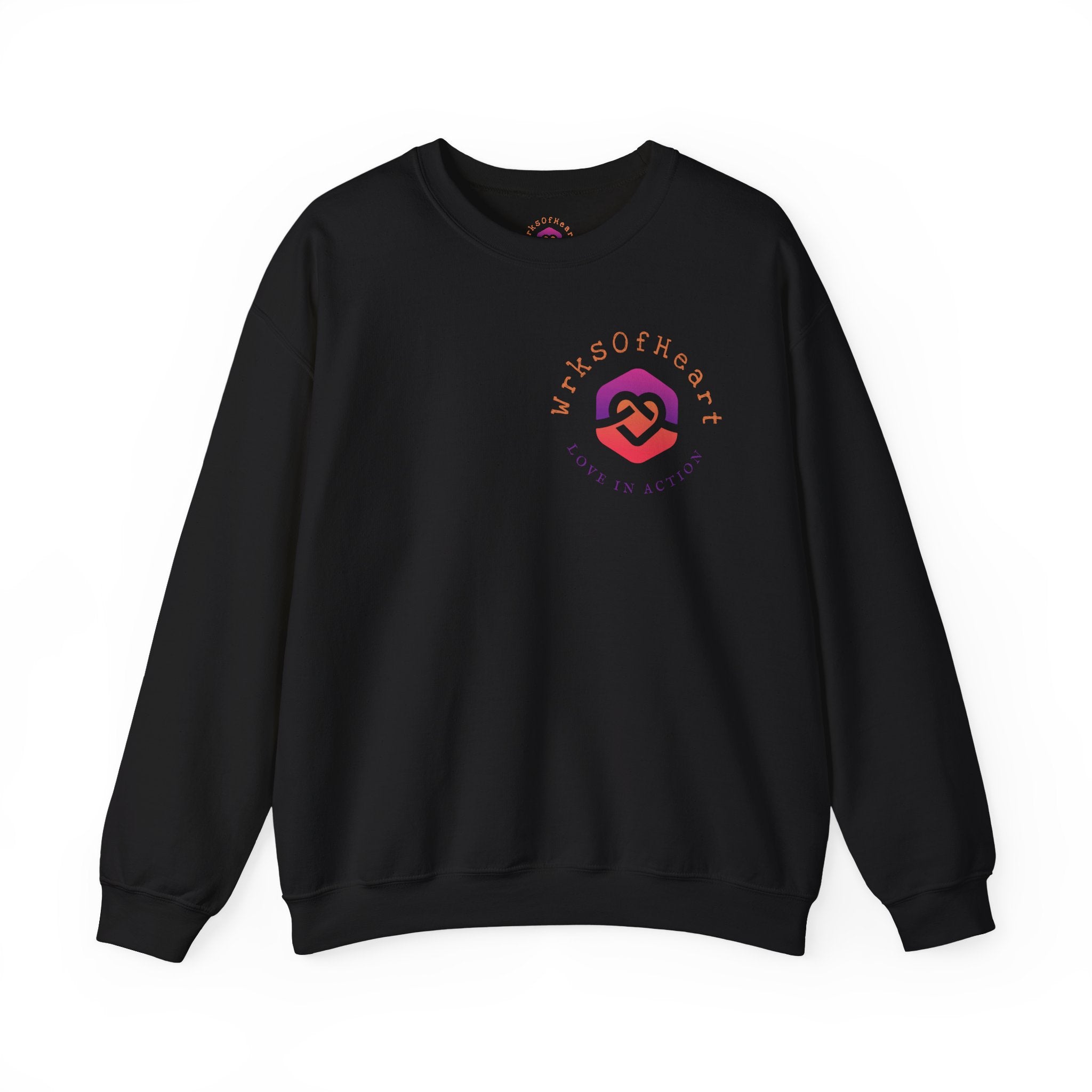 Heart of Unity Crewneck Sweatshirt - Cozy Unisex Apparel for Love and Connection