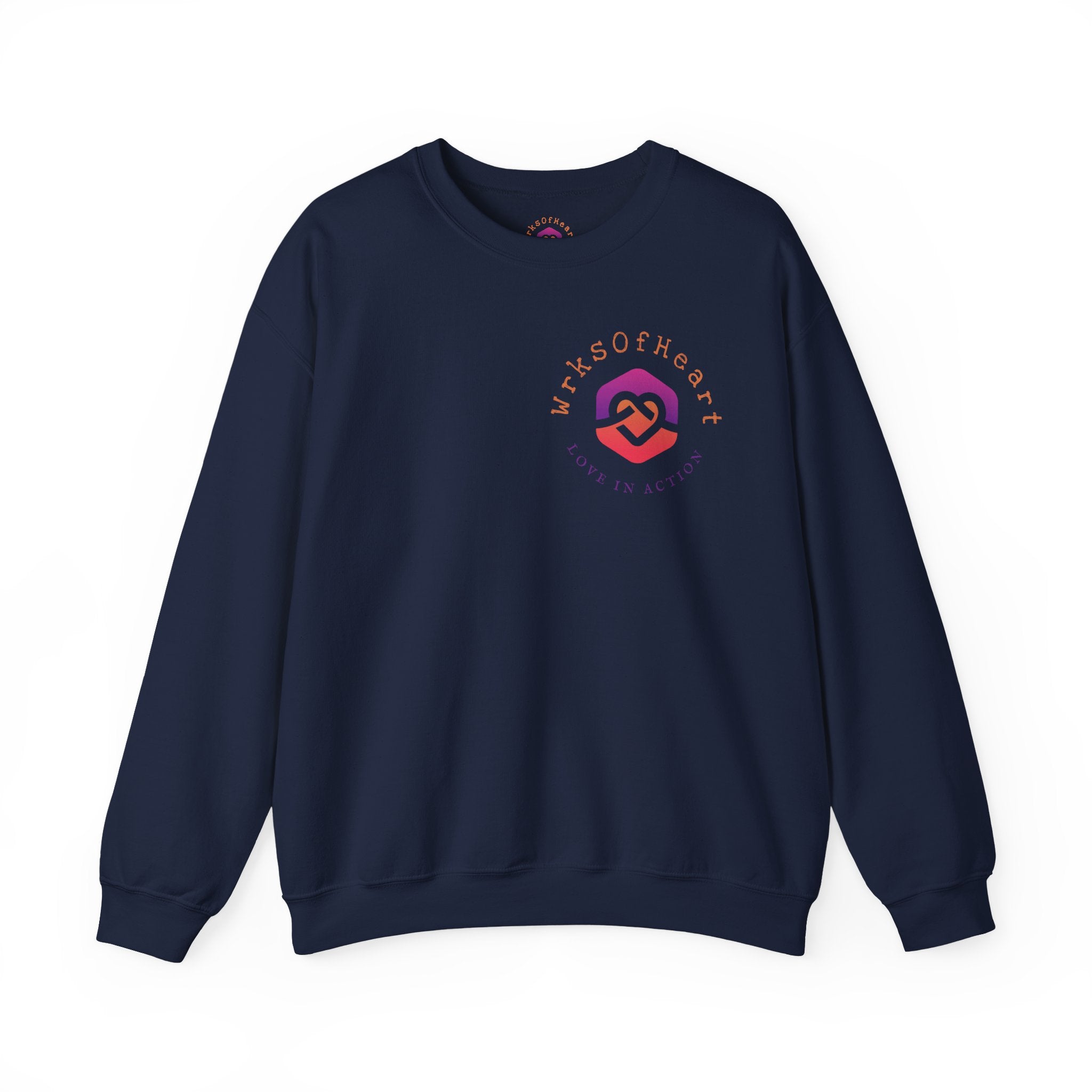 Heart of Unity Crewneck Sweatshirt - Cozy Unisex Apparel for Love and Connection