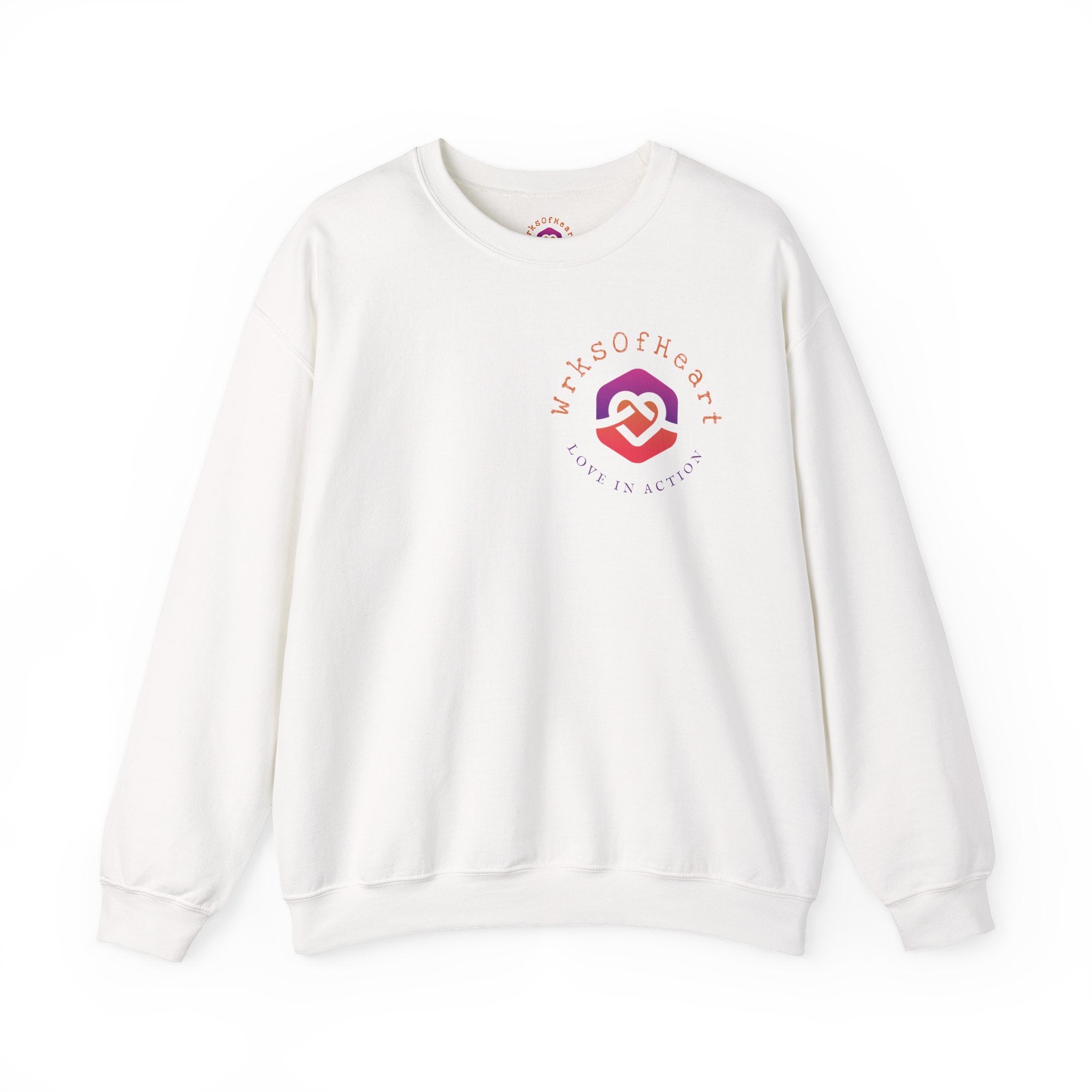 Heart of Unity Crewneck Sweatshirt - Cozy Unisex Apparel for Love and Connection