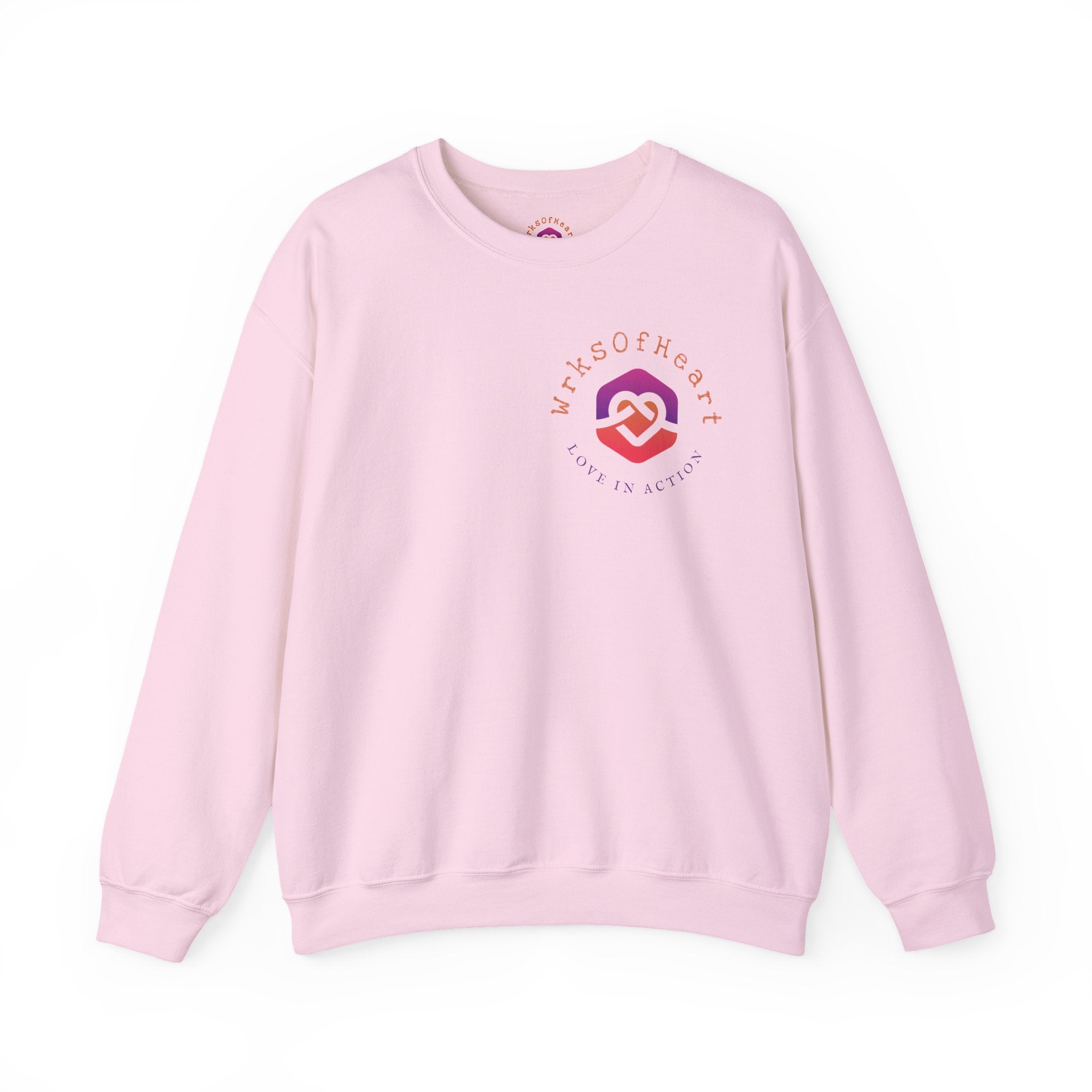 Heart of Unity Crewneck Sweatshirt - Cozy Unisex Apparel for Love and Connection